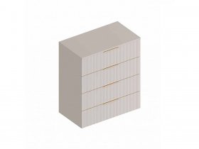 Комод с 4 ящ. «Тефия» (тефия/софт сантьяго) в Сосновке - sosnovka.mebel-nsk.ru | фото