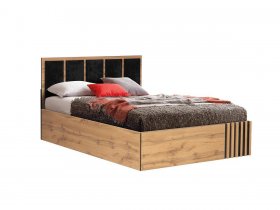 Кровать двуспальная с подъем. мех. 1,6 м Либерти 51.20 в Сосновке - sosnovka.mebel-nsk.ru | фото