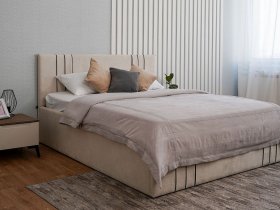 Кровать двуспальная 1,8м с подъем. мех. Леванте в Сосновке - sosnovka.mebel-nsk.ru | фото