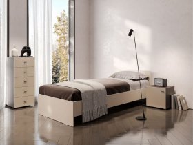 Кровать односпальная 0,9м Гиза в Сосновке - sosnovka.mebel-nsk.ru | фото