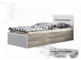 Кровать односпальная Наоми КР-12 в Сосновке - sosnovka.mebel-nsk.ru | фото