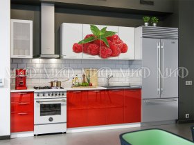 Кухонный гарнитур Малина в Сосновке - sosnovka.mebel-nsk.ru | фото