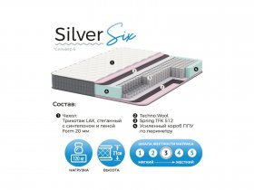 Матрас Silver Six в Сосновке - sosnovka.mebel-nsk.ru | фото