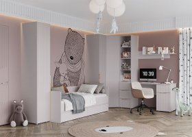 Модульная детская «Тефия» (тефия/софт сантьяго) в Сосновке - sosnovka.mebel-nsk.ru | фото