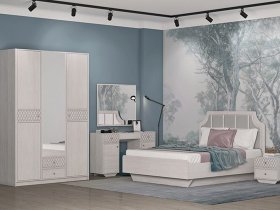 Модульная спальня Лоренцо в Сосновке - sosnovka.mebel-nsk.ru | фото