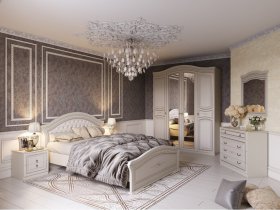 Модульная спальня Николь (Мебельград) в Сосновке - sosnovka.mebel-nsk.ru | фото