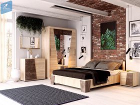 Модульная спальня Санремо в Сосновке - sosnovka.mebel-nsk.ru | фото