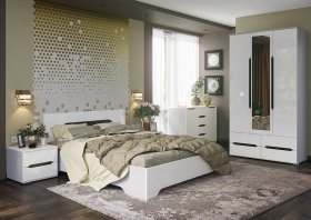 Модульная спальня Валирия в Сосновке - sosnovka.mebel-nsk.ru | фото