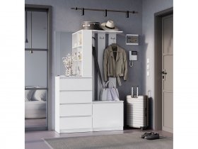 Прихожая Симпл ПР-04 (белый) в Сосновке - sosnovka.mebel-nsk.ru | фото