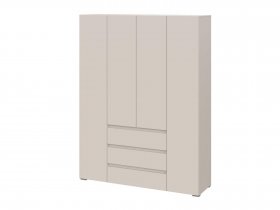 Шкаф четырехстворчатый с ящиками Люмо ШК-05 в Сосновке - sosnovka.mebel-nsk.ru | фото