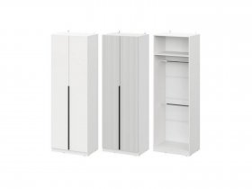 Шкаф ШК-75 Эккервуд (белый) в Сосновке - sosnovka.mebel-nsk.ru | фото