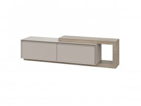 Тумба под ТВ 22 J-КШ Этна (дуб эндгрей/кашемир) в Сосновке - sosnovka.mebel-nsk.ru | фото